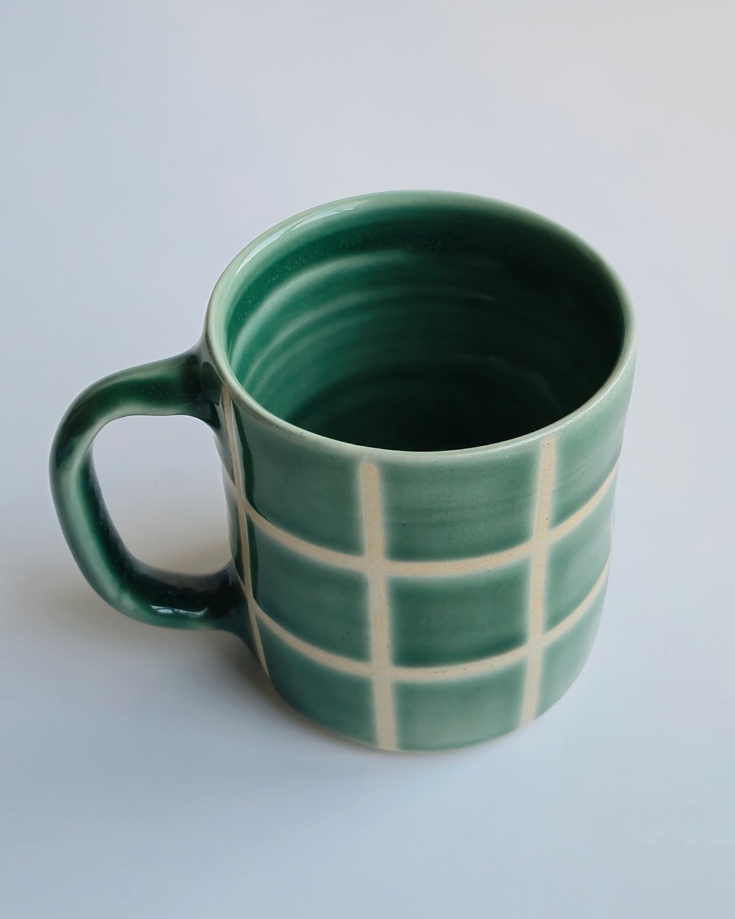 Square Tile Mug - Jade