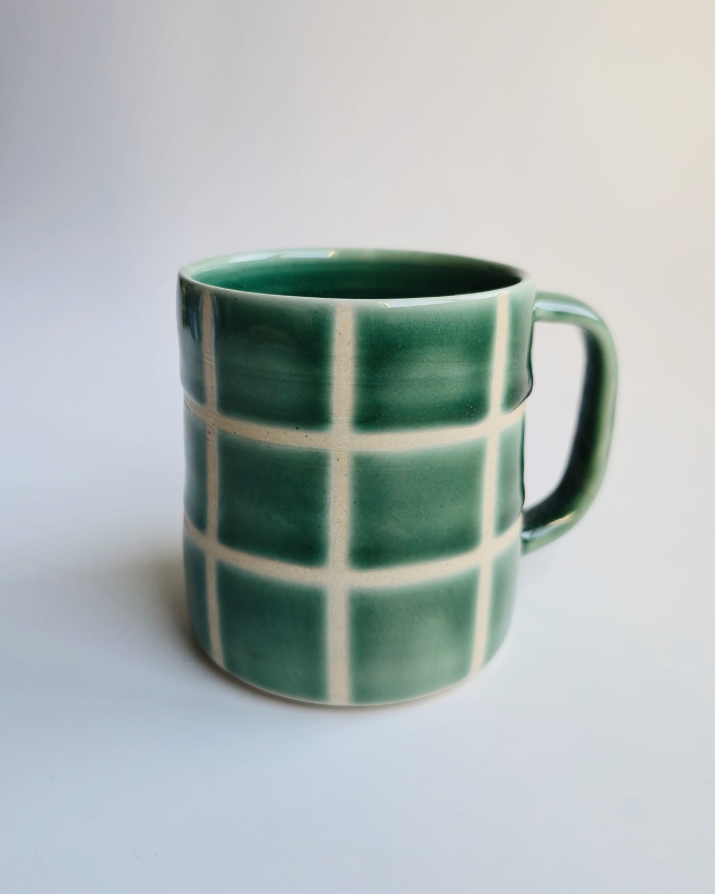 Square Tile Mug - Jade