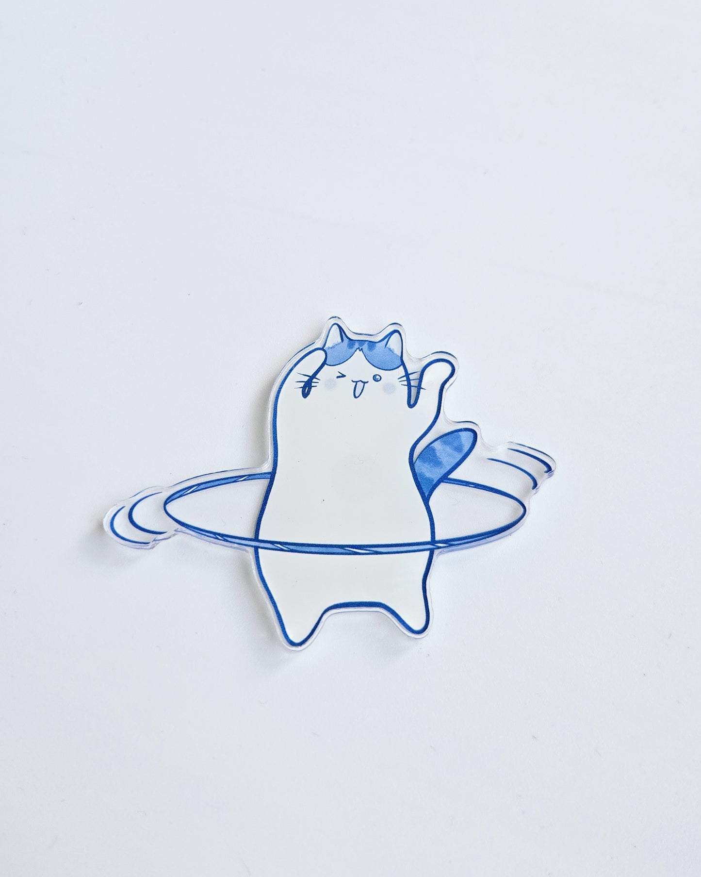Hula Hooping Cat Magnet
