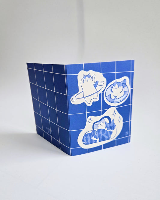 Kitten Summer Greeting Card