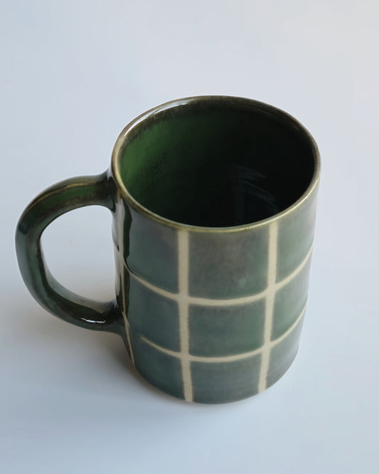 Square Tile Mug - Seaweed