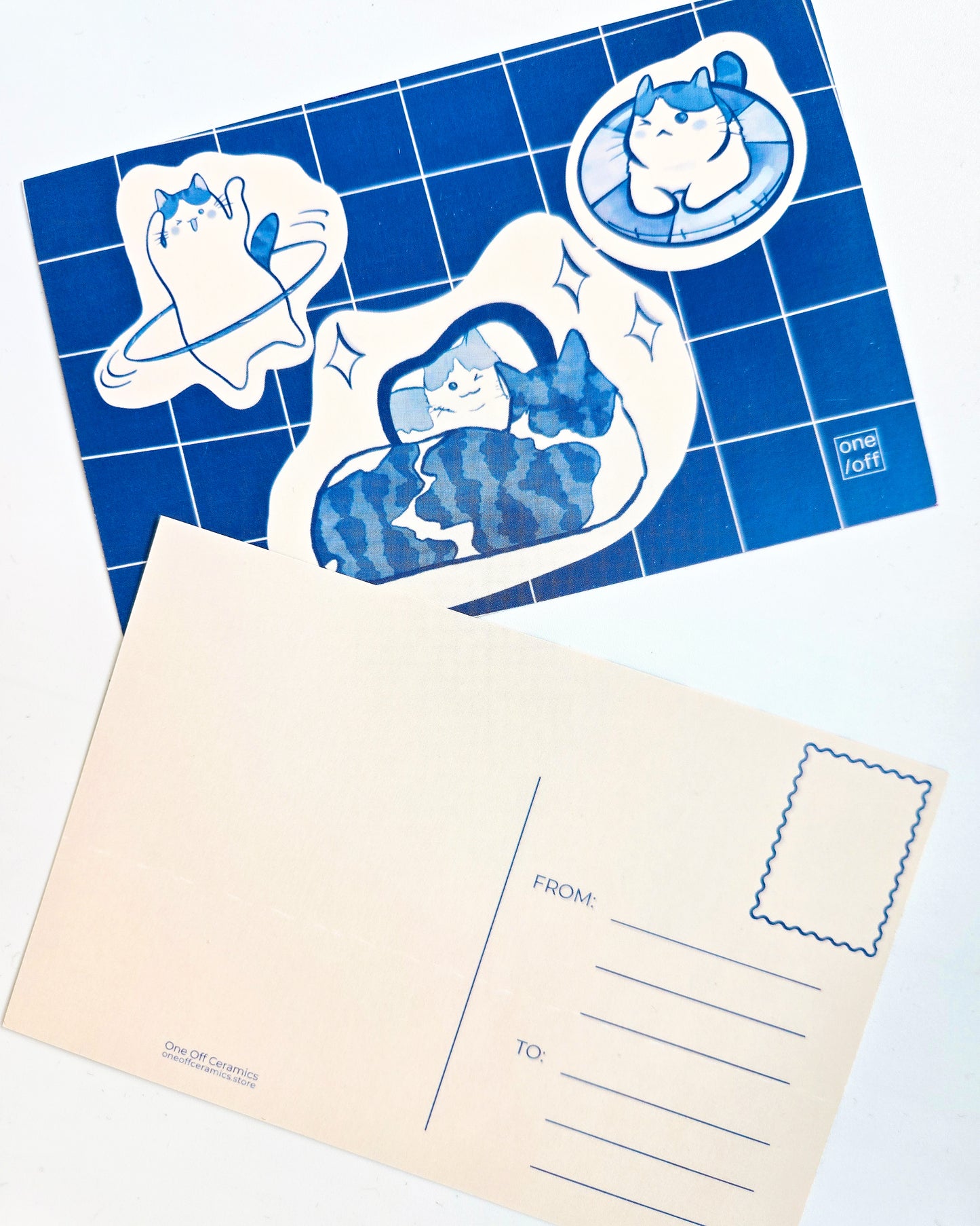 Kitten Summer Postcard