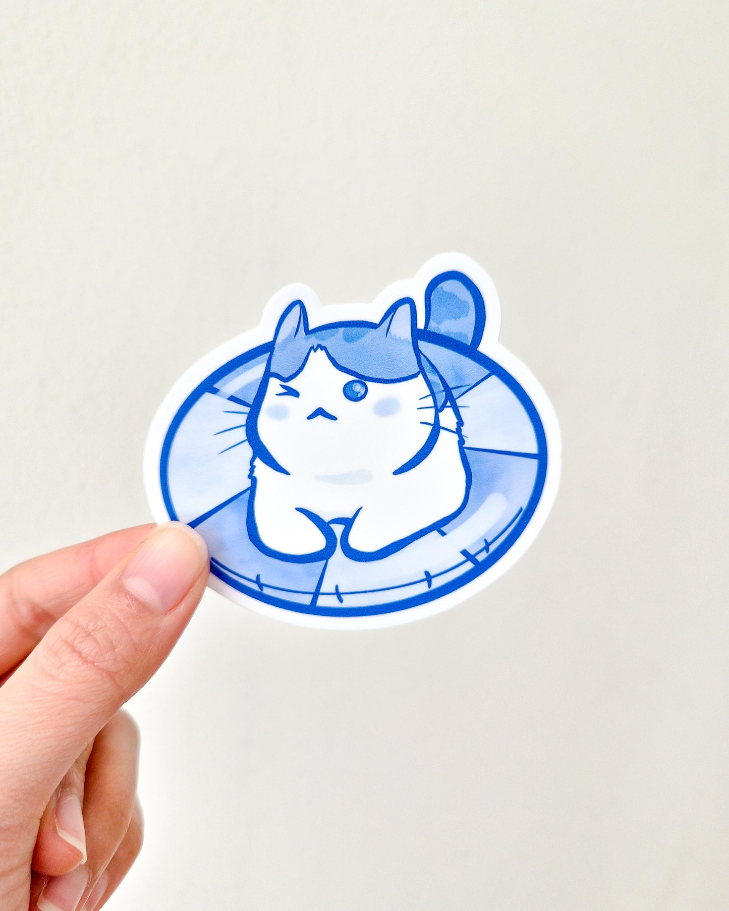 Stuck in a Pool Float Sticker