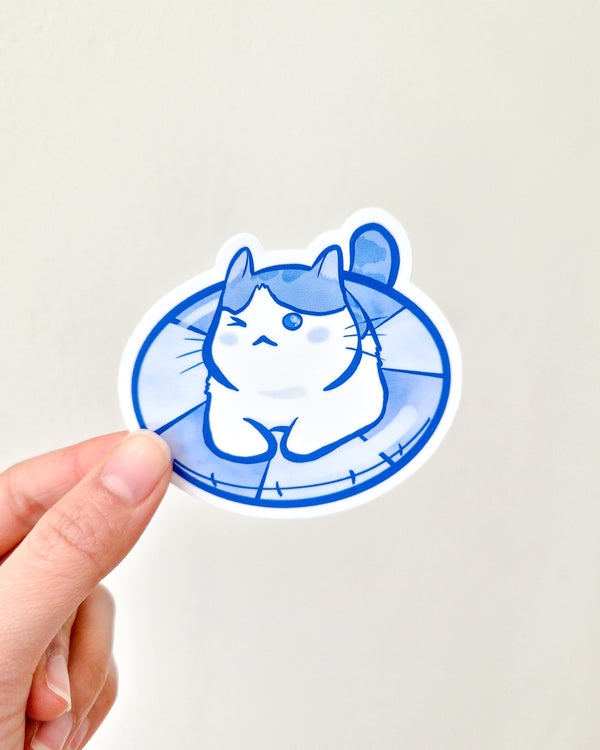 Stuck in a Pool Float Sticker