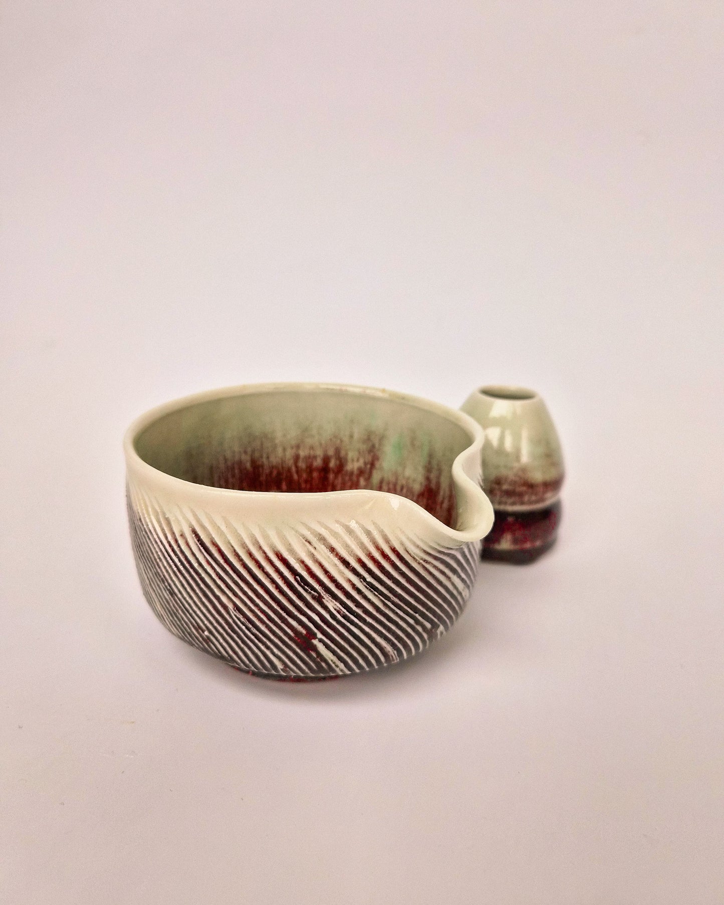 Twist Matcha Bowl & Whisk Stand Set - Second