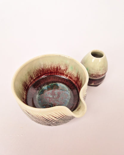 Twist Matcha Bowl & Whisk Stand Set - Second