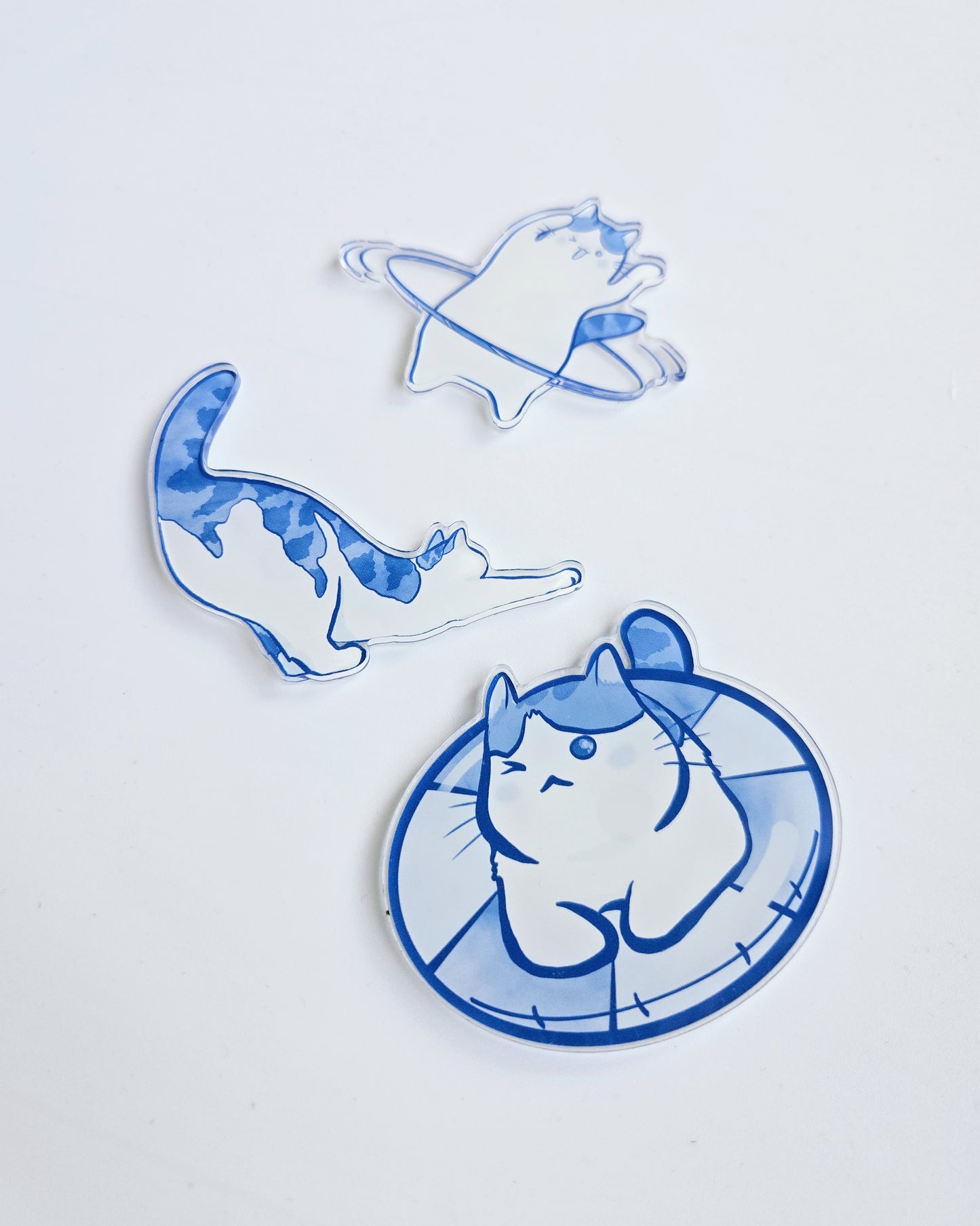 Hula Hooping Cat Magnet