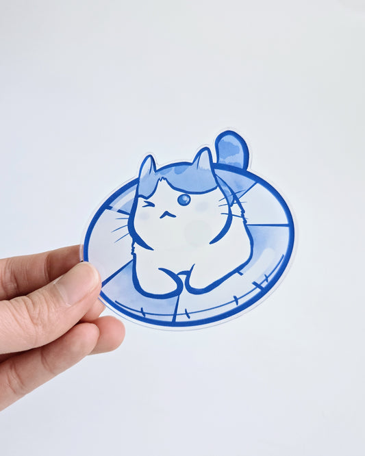 Stuck In A Pool Float Magnet